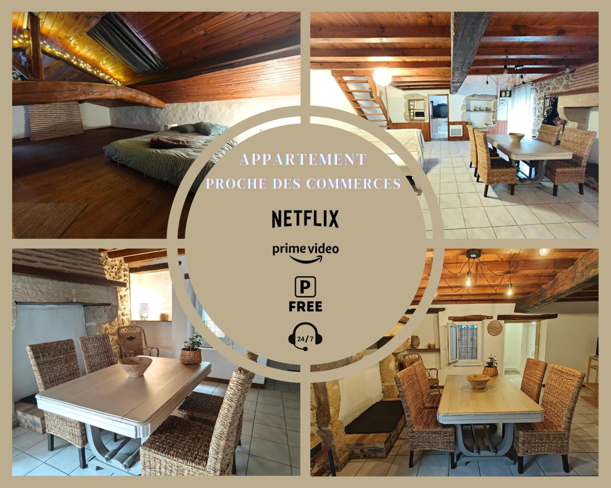 Logement Entier Style Chalet - 1 A 5 Pers - Langon  Extérieur photo